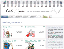 Tablet Screenshot of cecilemancion.com